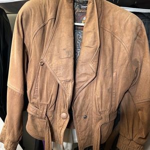 Vintage Wilson Brown suede jacket